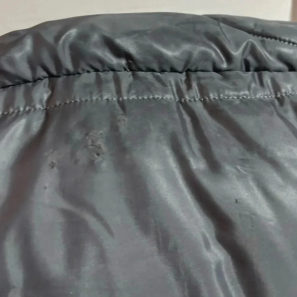 Michael kors Rae large heather gray nylon quilted  drawstring tote bag - Picture 5 of 14